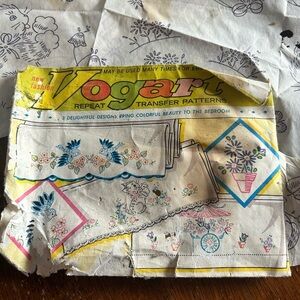 Vogart Transfer Patterns with Floral Designs